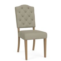 Riverside Furniture 92631 Riverside Furniture 92631 Mix-N-Match Chairs - Button Tufted Upholstered Chair (Set of 2) - Gray