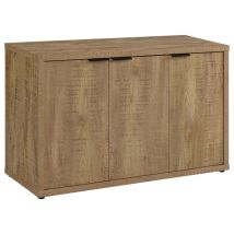 Coaster Fine Furniture 950395 Pepita - 3 Door Engineered Wood Accent Cabinet - Mango Brown