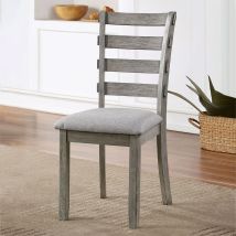 Furniture of America CM3542GY-SC-2PK Laquila - Side Chair (Set of 2) - Gray