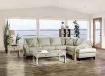 Furniture of America SM1116-SECT Bridie - Sectional - Ivory