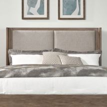 Liberty Furniture 306-BR13HU South Bend - Queen Upholstered Shelter Headboard - Burnished Clay