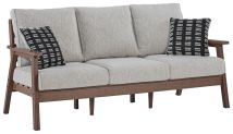 Signature Design by Ashley® P420-838 Emmeline - Brown / Beige - Sofa With Cushion