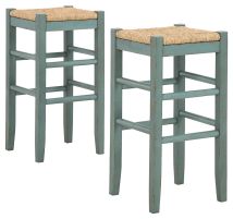 Signature Design by Ashley® D508-330 Mirimyn - Teal - Tall Stool (Set of 2)
