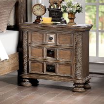 Furniture of America CM7145N Timandra - Nightstand - Rustic Natural Tone