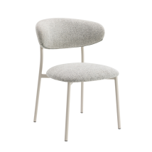 ACME DN02706 Kalam - Side Chair (Set of 2) - Gray Fabric & Beige Finish