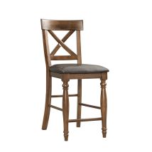 Intercon KG-BS-735C-RAI-K24 Kingston - X-Back Stool - Raisin