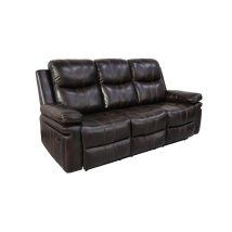 New Classic U6023-30-BRN New Classic U6023-30-BRN Kellen - Sofa With Dual Recliner & Drop Down Tray - Brown