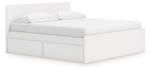 Ashley Furniture EB9630B20 Ashley Furniture EB9630B20 Onita - King Panel Platform Bed With Storage - White