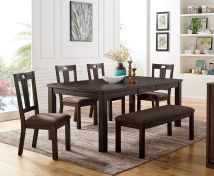 Furniture of America CM3790T Burton - Dining Table - Walnut / Ash Brown