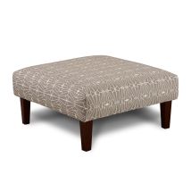 Furniture of America SM8563-OT-EC Parker - Ottoman - Gray / Pattern