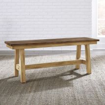 Liberty Furniture 62BR-C9000B Lindsey Farm - Backless Bench - Natural & Brown