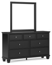Ashley Furniture B687B1 Lanolee - Dresser And Mirror - Black