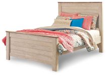 Ashley Furniture B267B17 Ashley Furniture B267B17 Willowton - Full Panel Bed - Whitewash