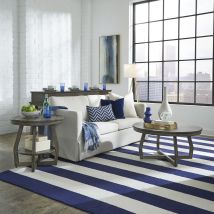 Liberty Furniture 41-OT-3PCS Hayden Way - 3 Piece Set (1 Cocktail 2 End Tables) - Washed Gray