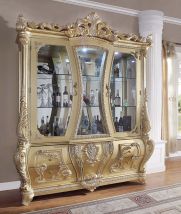 ACME DN01485 Cabriole - Curio - Gold Finish