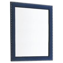 CoasterEveryday 223374 Melody - Upholstered Dresser Mirror - Pacific Blue