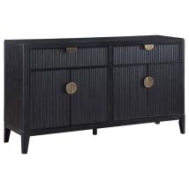 Coaster Fine Furniture 108235 Brookmead - 4 Door Sideboard Buffet Storage Cabinet - Black