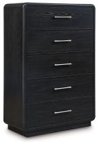 Ashley Furniture B821-46 Rowanbeck - Five Drawer Chest - Black
