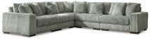 Ashley Furniture 21105S5 Ashley Furniture 21105S5 Lindyn - Corner Chairs 5 Pc Sectional - Fog