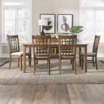 Liberty Furniture 227-CD-7RLS Santa Rosa - 7 Piece Rectangular Table Set - Light Brown