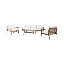 New Classic 60-G5587N-4S New Classic 60-G5587N-4S Ashton - 4 Piece Outdoor Set (Sofa & 2 Chairs & Coffee Table) - Natural