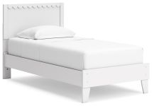 Signature Design by Ashley® EB1810B1 Hallityn - White - Twin Panel Platform Bed