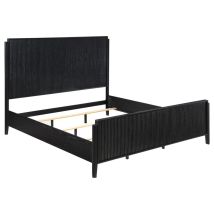 Coaster Fine Furniture 224711KE Brookmead - Wood Eastern King Panel Bed - Black