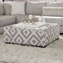 Furniture of America SM5171-OT Hermiston - Ottoman - Gray
