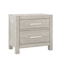 Samuel Lawrence Furniture S960-050 Millwork - Two Drawer Nightstand With USB/C Port - Gray