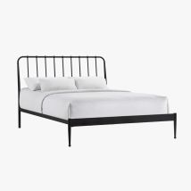 Intercon MB-BR-FRMQEN-MTE-C Intercon MB-BR-FRMQEN-MTE-C Metal Beds - Farmhouse Queen Metal Bed - Matte Black