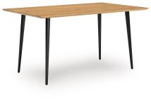 Ashley Furniture D501-25 Gretlynn - Rectangular Dining Room Table - Black / Natural