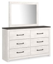 Ashley Furniture B1190B1 Ashley Furniture B1190B1 Gerridan - Dresser, Mirror - White / Gray
