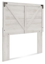 Ashley Furniture EB4121-156 Shawburn - Full Crossbuck Panel HDBD - Whitewash