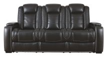 Signature Design by Ashley® 3700315 Party - Midnight - Pwr Rec Sofa With Adj Headrest