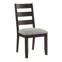 Intercon BE-CH-620C-BWA-RTA Beacon - Ladder Chair - Charcoal / Walnut
