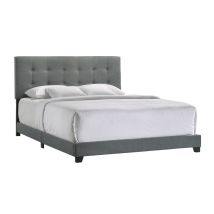 Intercon UB-BR-ADYKNG-GNM-C Addyson - Upholstered King Bed - Gunmetal