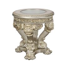 ACME LV01203 Danae - End Table - Champagne & Gold Finish - 27"