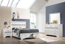 CoasterEveryday 205111F-S4 Miranda - Full 4 Piece Bedroom Set - White
