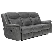 CoasterEveryday 650354 Conrad - Upholstered Padded Arm Motion Sofa - Gray