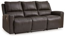 Ashley Furniture U1310087 Boxmere - Reclining Power Sofa - Storm