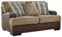 Signature Design by Ashley® 1870435 Alesbury - Chocolate - Loveseat