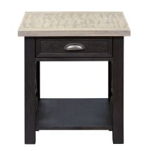 Liberty Furniture 422-OT1022 Heatherbrook - Drawer End Table - Charcoal & Ash