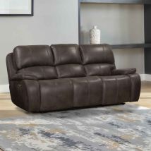 New Classic U093-30P2-CHG New Classic U093-30P2-CHG Brookings - Sofa With Power Headrest & Footrest - Charcoal Gray