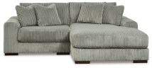 Ashley Furniture 21105S4 Ashley Furniture 21105S4 Lindyn - Right Arm Facing Corner Chaise 2 Pc Sectional - Fog