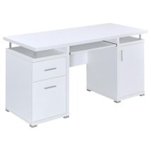 CoasterEveryday 800108 Tracy - 2-Drawer Office Computer Desk - White