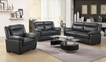 CoasterEveryday 506591-S3 Arabella - 3 Piece Upholstered Padded Arm Sofa Set - Gray