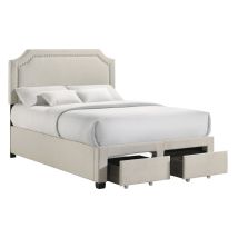 Intercon UB-BR-TRPFUL-BGE-C Tropic - Full Storage Bed - Beige