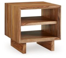 Ashley Furniture T690-2 Dressonni - Square End Table - Brown