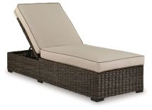 Signature Design by Ashley® P784-815 Coastline Bay - Brown - Chaise Lounge With Cushion