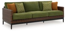 Ashley Furniture P572-838 Horizon Hall - Sofa With Cushion - Brown / Green